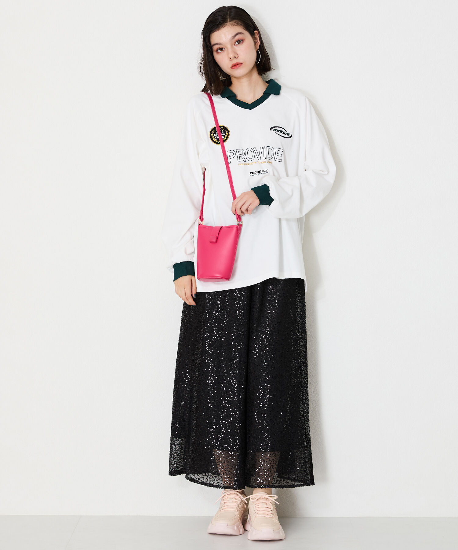 ORiental TRaffic「【トレンド】フレアソールシューレーススニーカー/OT3735 スニーカー 人気 売れてる スポーティー」|スニーカー|