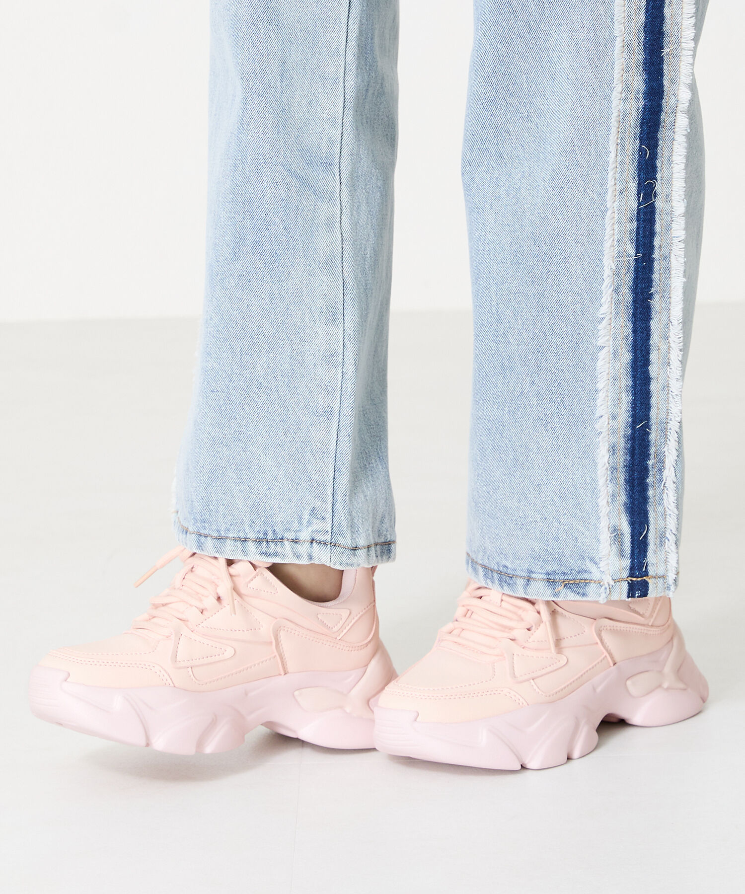 ORiental TRaffic「【トレンド】フレアソールシューレーススニーカー/OT3735 スニーカー 人気 売れてる スポーティー」|スニーカー|