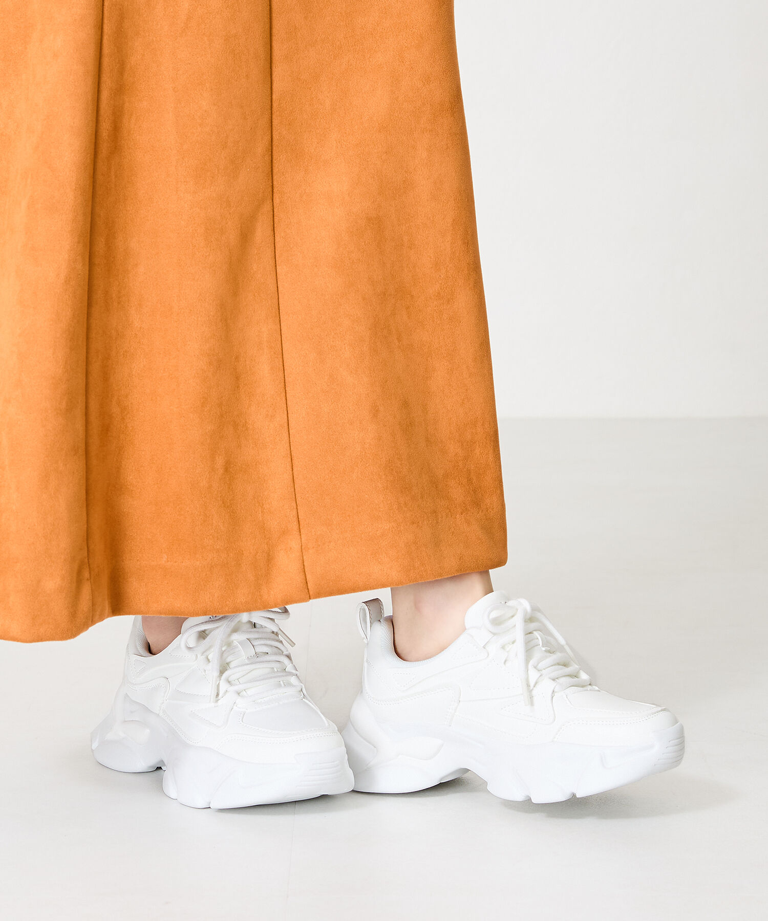 ORiental TRaffic「【トレンド】フレアソールシューレーススニーカー/OT3735 スニーカー 人気 売れてる スポーティー」|スニーカー|