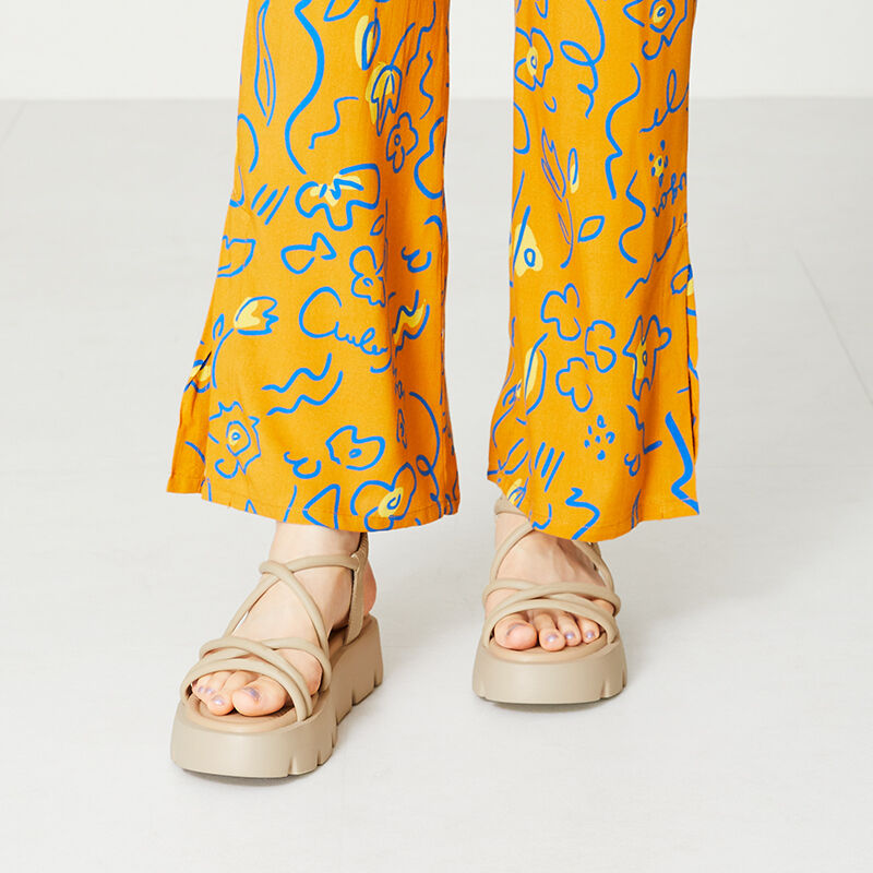 ORiental TRaffic「【アウトレット価格】チューブストラップ厚底サンダル/41218 人気 売れてる サンダル 厚底」|サンダル|