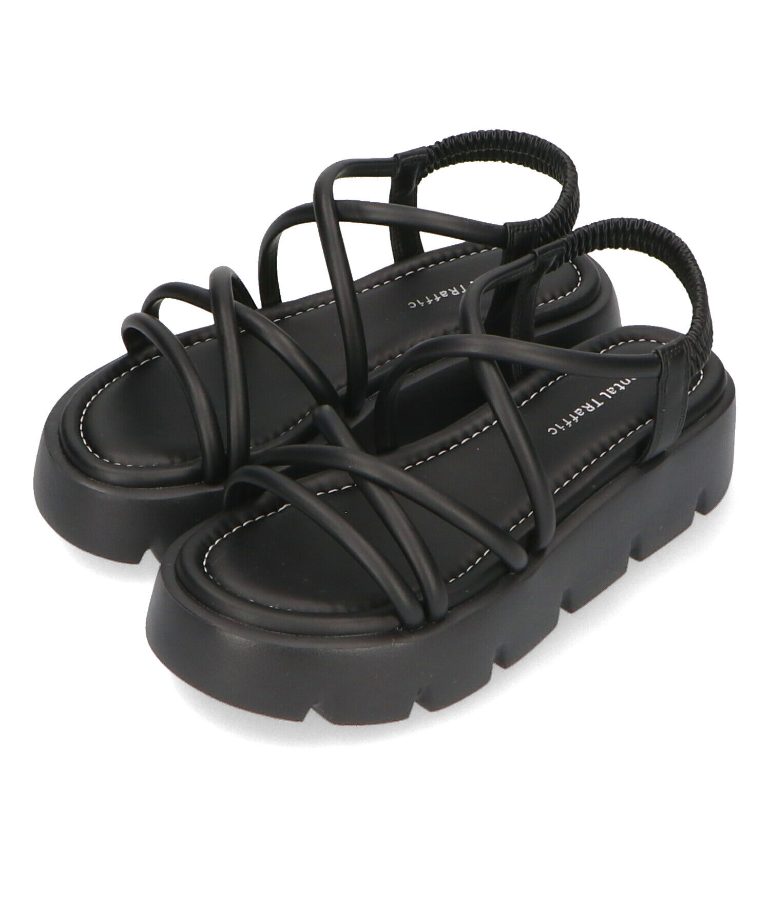 ORiental TRaffic「【アウトレット価格】チューブストラップ厚底サンダル/41218 人気 売れてる サンダル 厚底」|サンダル|