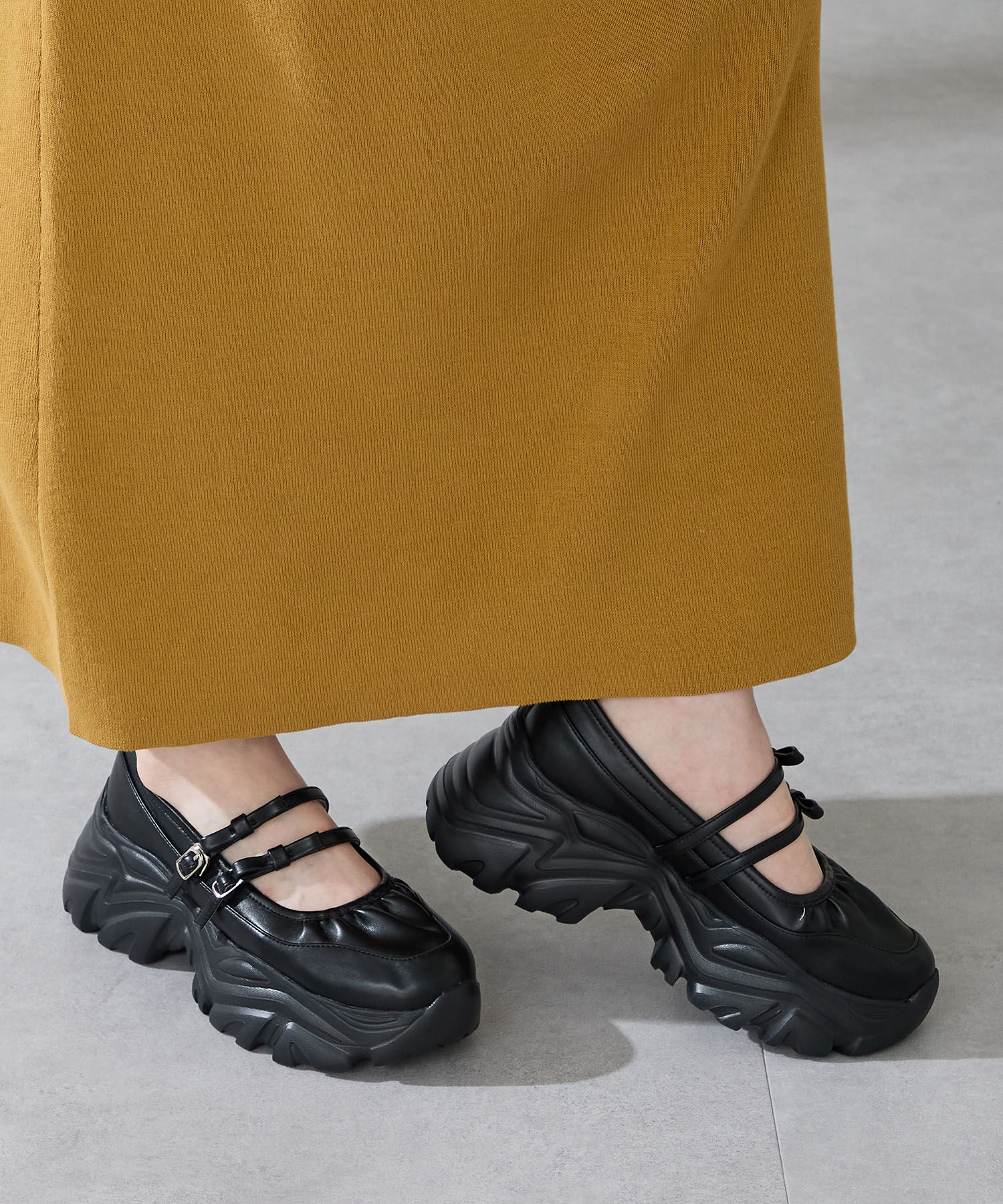 ORiental TRaffic「【予約】●2025秋冬新作●ダブルリボンスニーカーソールシューズ/51307」|スニーカー|