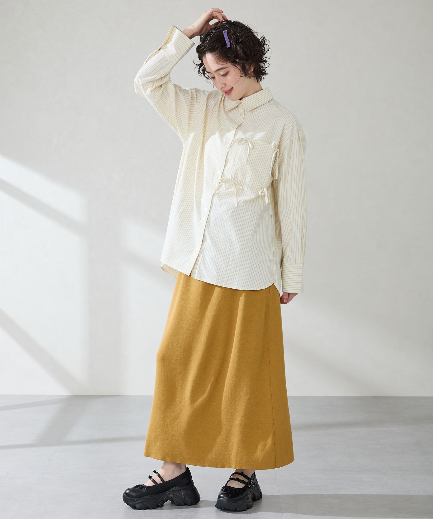 ORiental TRaffic「【予約】●2025秋冬新作●ダブルリボンスニーカーソールシューズ/51307」|スニーカー|