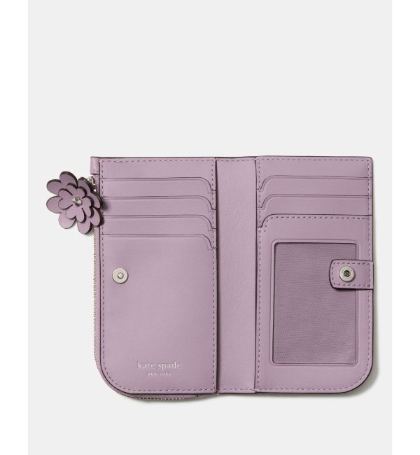 kate spade new york「デヴィン スムース スモール スリム バイフォールド ウォレット」|財布|