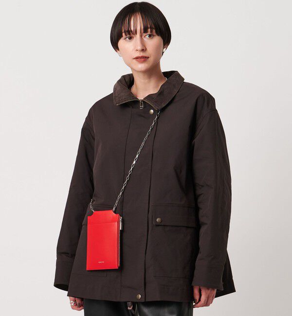 UNITED ARROWS「【別注】＜ORSETTO＞COLLANA チェーンショルダー」|モバイルケース|RED