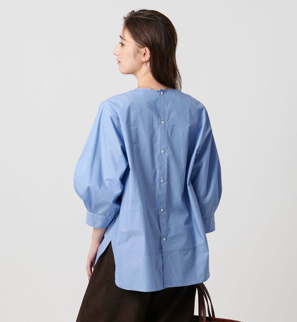 UNITED ARROWS「オックス コンビ シャツ ブラウス ‐ウォッシャブル‐」|シャツ・ブラウス|