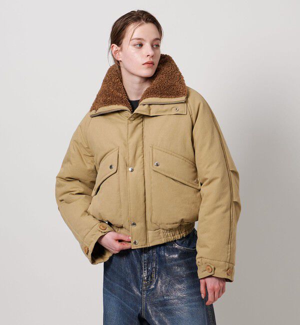 ASTRAET「＜ASTRAET＞ボア ジップブルゾン」|ブルゾン・スタジャン|