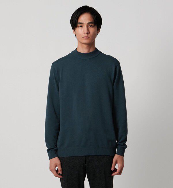 UNITED ARROWS「モックネックニット UA COZY ウォッシャブル」|ニット・セーター|