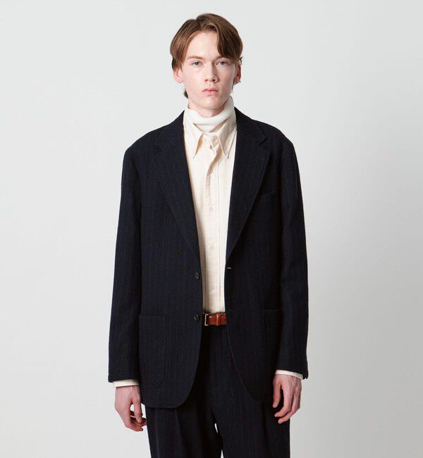 UNITED ARROWS「＜District＞シュリンク サージ シングル2ボタン テーラードジャケット」|スーツ|