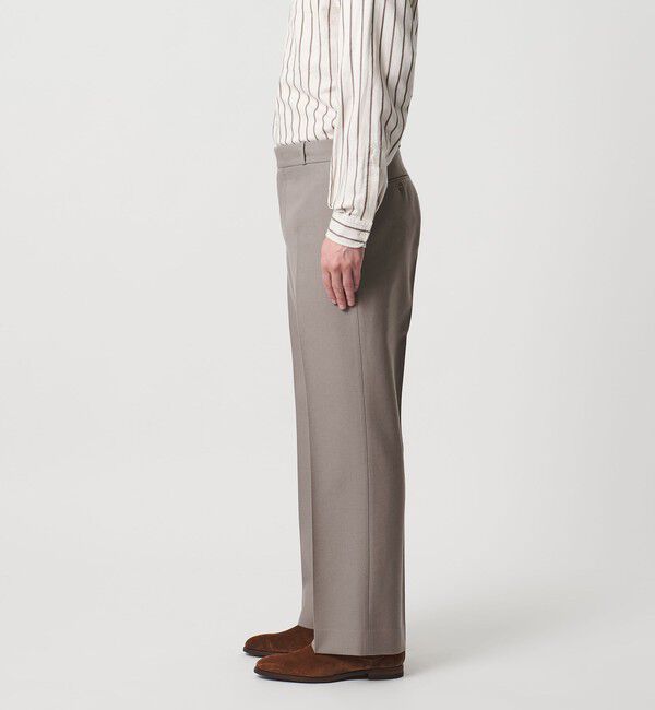 UNITED ARROWS「セーラーサージ ワイドストレート スラックス」|スラックス|