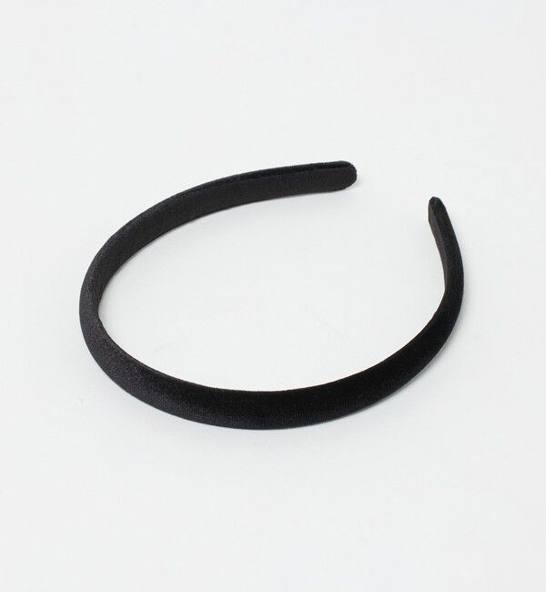 UNITED ARROWS「プレーン ヘッドバンド 14M」|カチューシャ|BLACK