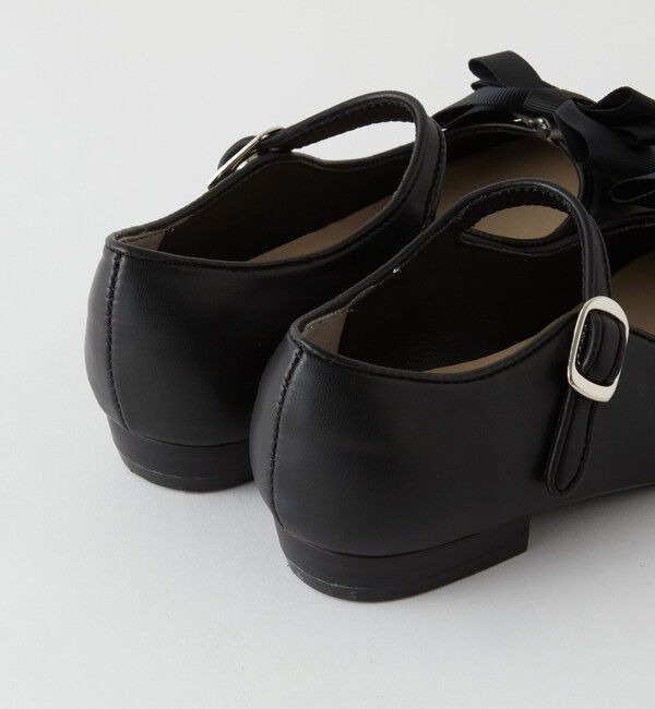 UNITED ARROWS green label relaxing「ストラップ リボン フラットシューズ 16.5-23cm」|ビジネス・ドレスシューズ|