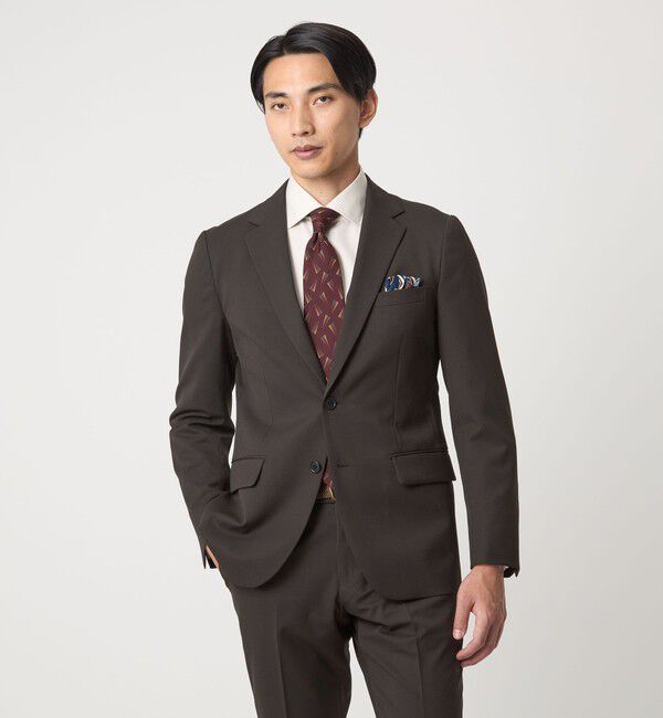 UNITED ARROWS green label relaxing「A+ TWPU サージ 2B スリム セットアップジャケット -ウォッシャブル・ストレッチ-」|スーツ|