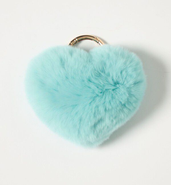 EMMEL REFINES「＜kakatoo＞ ハートファーチャーム＜ Select by EMMEL REFINES ＞」|チャーム・キーホルダー|LT.BLUE