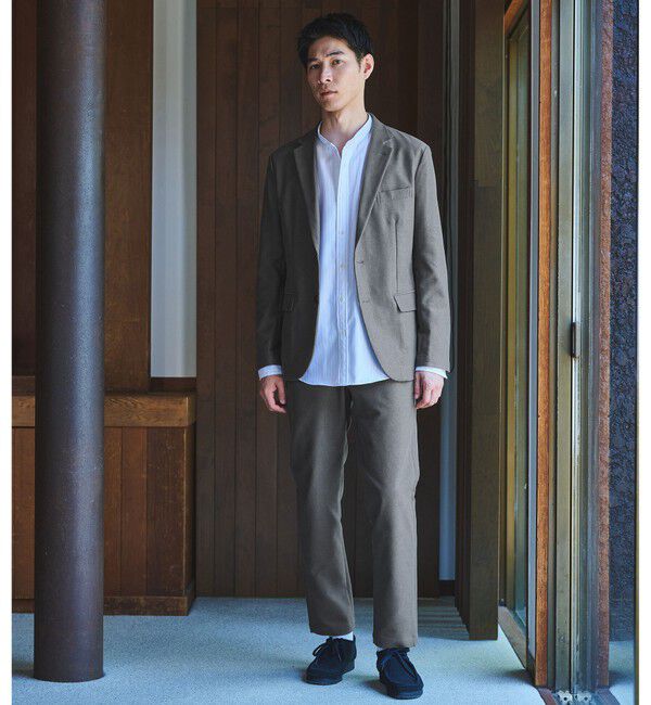 UNITED ARROWS green label relaxing「ピケ コーデュロイ ナロー ジャケット -ストレッチ-」|テーラードジャケット|