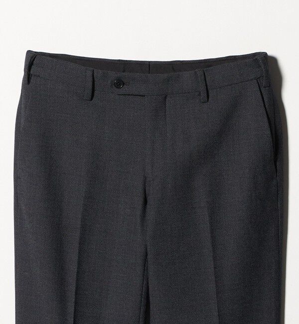 UNITED ARROWS green label relaxing「A+ TWPU バーズアイ スリム アジャスター スラックス -ウォッシャブル・ストレッチ-」|スラックス|