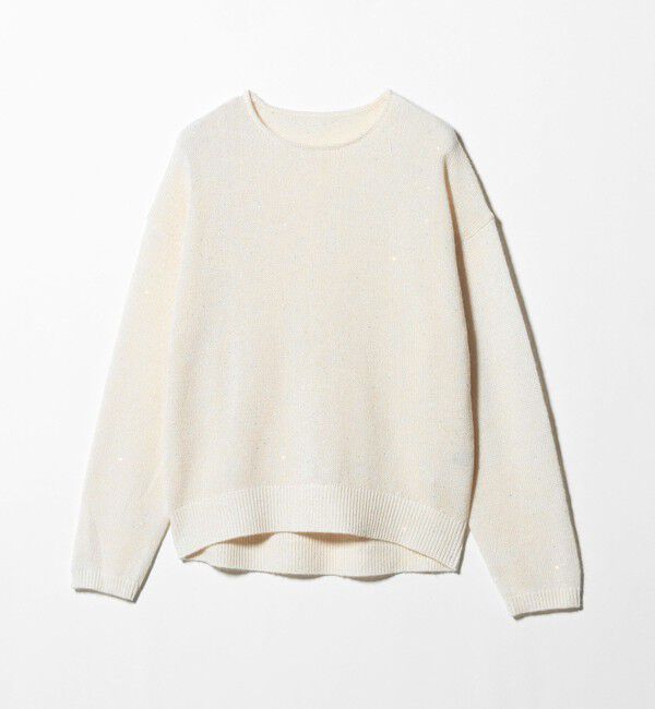 UNITED ARROWS green label relaxing「スパンコール ニット プルオーバー ウォッシャブル」|ニット・セーター|