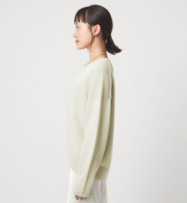 UNITED ARROWS green label relaxing「スパンコール ニット プルオーバー ウォッシャブル」|ニット・セーター|