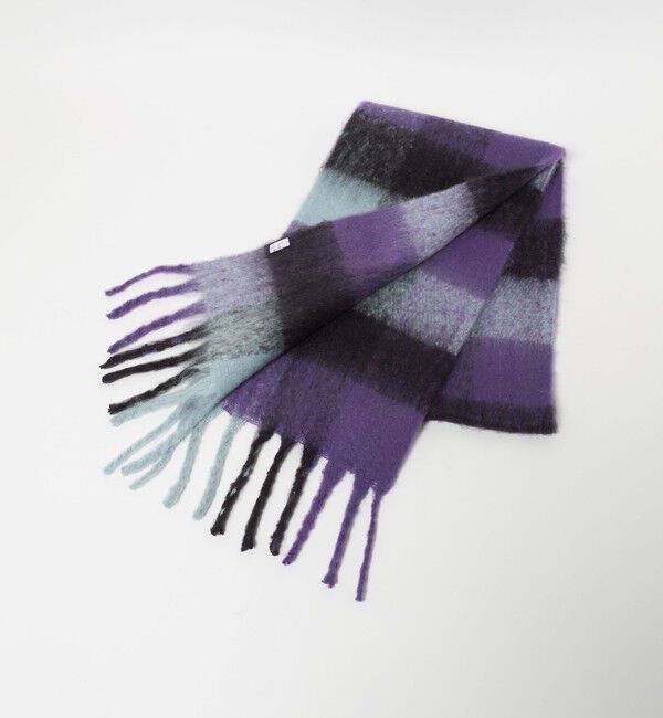 UNITED ARROWS green label relaxing「GLR ブラッシュド ブロック マフラー」|マフラー|