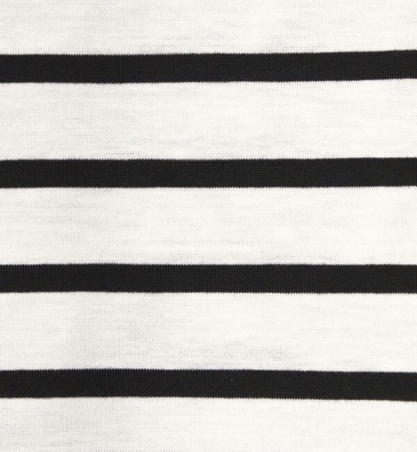 EMMEL REFINES「＜EMMEL REFINES＞EM アシンメトリー ボーダー ロンT」|Tシャツ・カットソー|