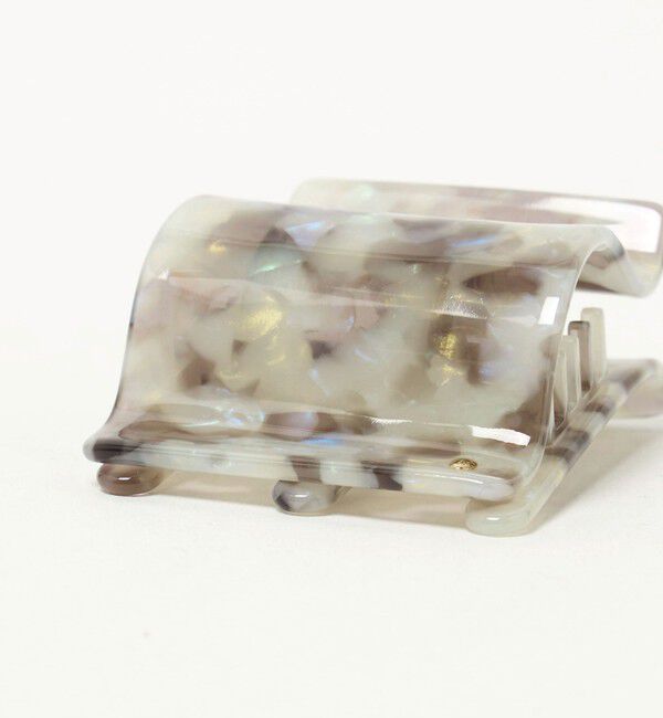 UNITED ARROWS green label relaxing「【WEB限定】スクエアマーブル ヘアクリップ」|ヘアバンド|