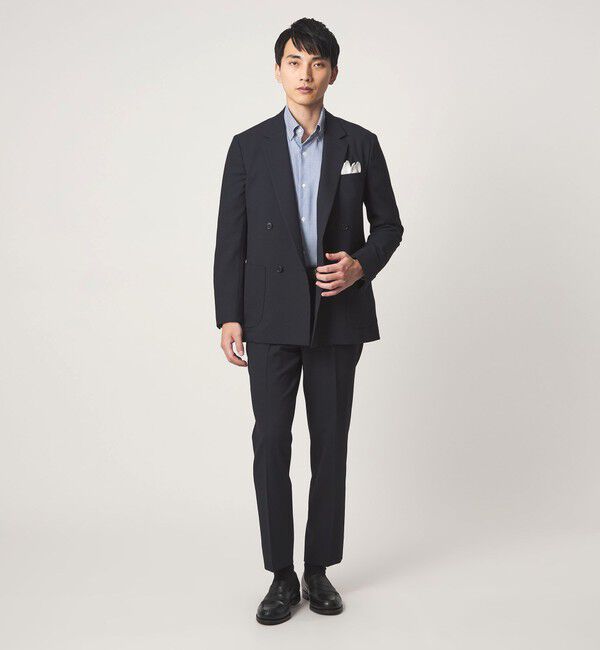 UNITED ARROWS green label relaxing「エブリット コットンオックス ギンガムチェック スナップ ボタンダウン シャツ -イージーアイロン-」|シャツ・ブラウス|