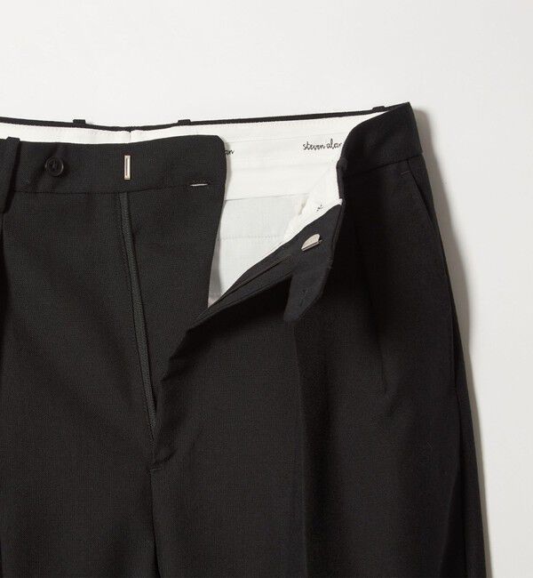 STEVEN ALAN「＜Steven Alan＞ ウール オックスフォード イン ツープリーツ ドレス トラウザーズ」|スラックス|