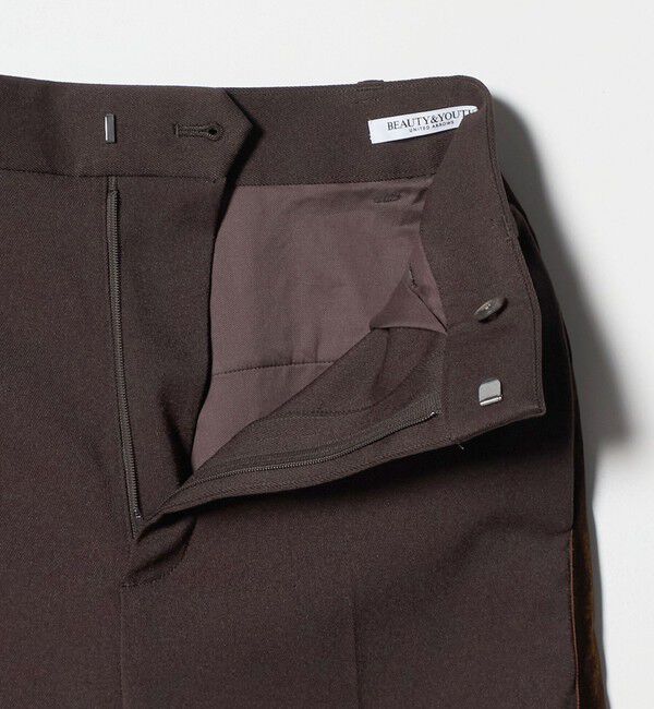 BEAUTY&YOUTH UNITED ARROWS「ポリエステルブレンド サイドベロアパンツ」|その他|