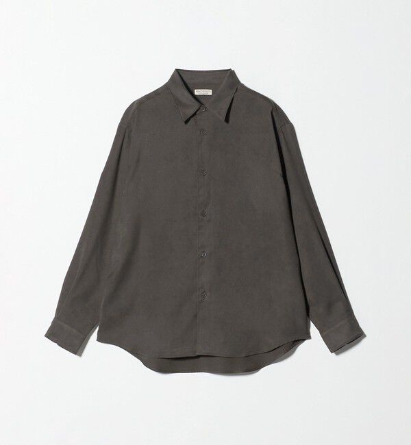 BEAUTY&YOUTH UNITED ARROWS「スエード タッチ レギュラー シャツ FORM型」|シャツ・ブラウス|