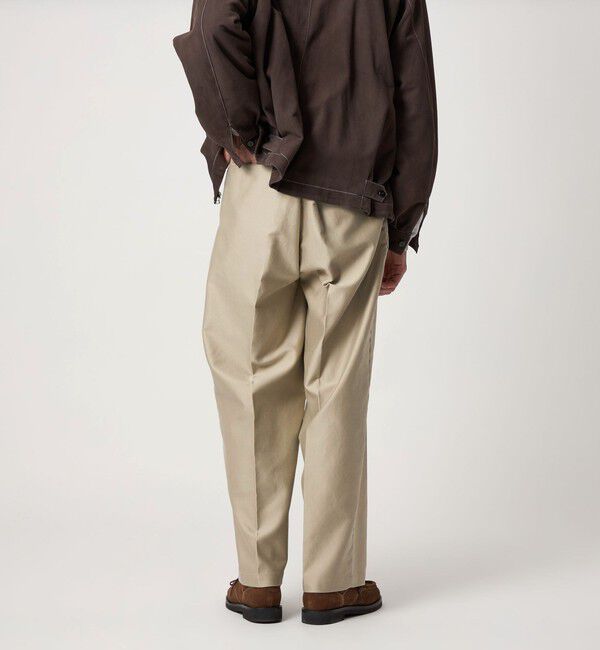 STEVEN ALAN「＜Steven Alan＞ カベ モールスキン インツープリーツ ドレス トラウザーズ」|チノ|