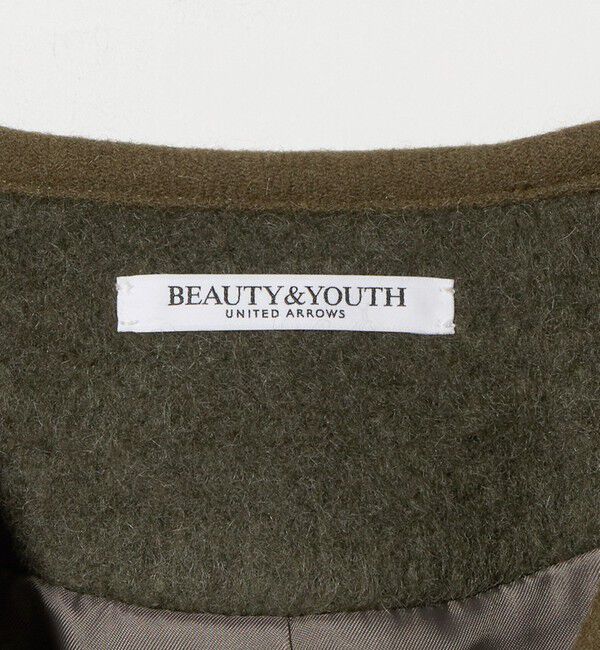 BEAUTY&YOUTH UNITED ARROWS「シャギー ノーカラージャケットコート」|ノーカラージャケット|