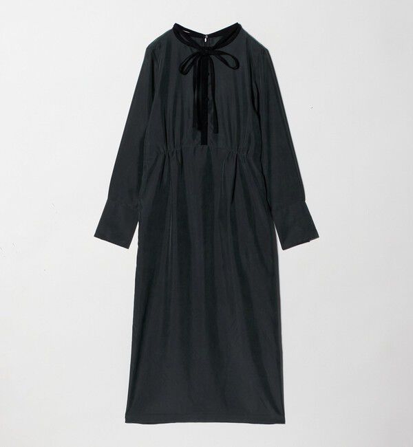 BEAUTY&YOUTH UNITED ARROWS「キュプラブレンド タイリボンワンピース」|ワンピース|