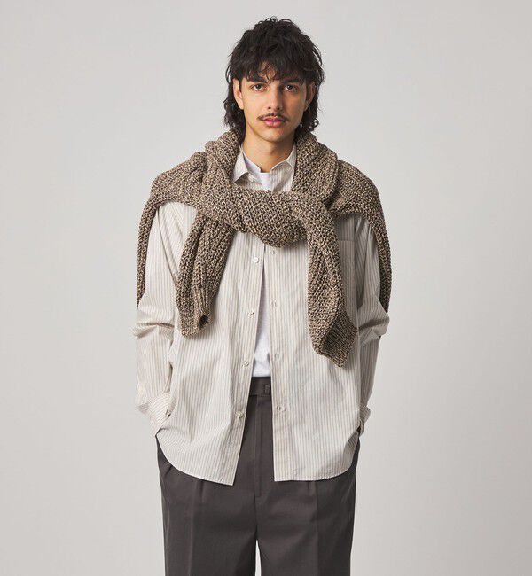 STEVEN ALAN「＜Steven Alan＞ ヘイズ ストライプ レギュラーカラー シャツ NARROW」|シャツ・ブラウス|