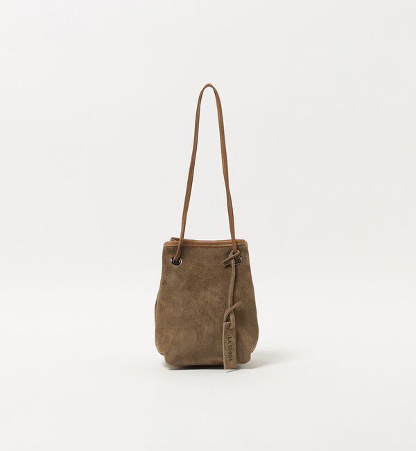 BEAUTY&YOUTH UNITED ARROWS「＜LA UNIQA＞スエード 巾着 バッグ」|ハンドバッグ|BEIGE