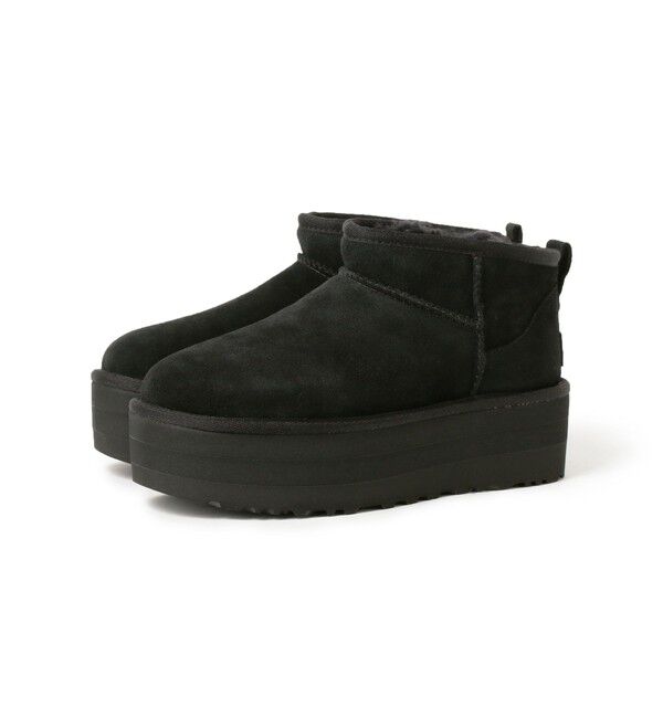 Ray BEAMS 「UGG(R) / Women's Classic Ultra Mini Platform / クラシック ウルトラ ミニ プラットフォーム」|ロングブーツ|
