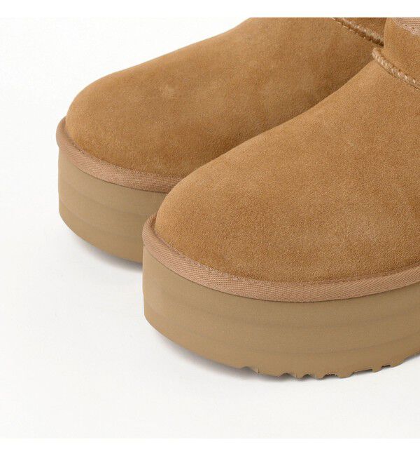 Ray BEAMS 「UGG(R) / Women's Classic Ultra Mini Platform / クラシック ウルトラ ミニ プラットフォーム」|ロングブーツ|