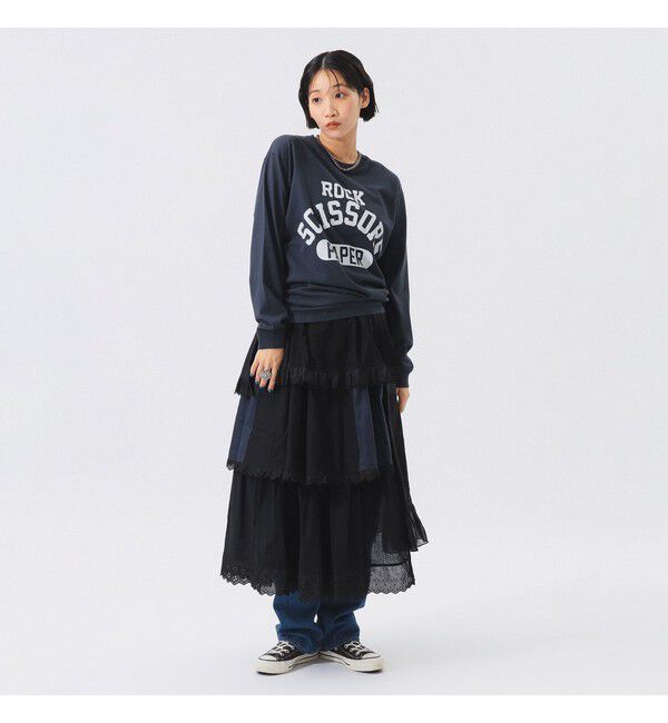 BEAMSBOY「【別注】TORI-TO / ティアード スカート」|スカート|