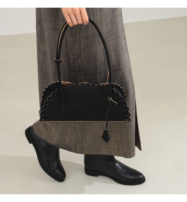 Demi-Luxe BEAMS 「MARY AL TERNA / ENSOU スカラップ ハンドバッグ」|トートバッグ|