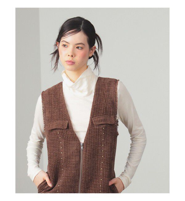 Ray BEAMS 「ソフト 天竺 タートルネック トップス」|その他|OFF WHITE