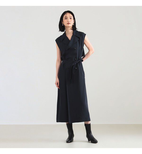 Demi-Luxe BEAMS 「ノースリーブ ロングトレンチ ワンピース」|ワンピース|