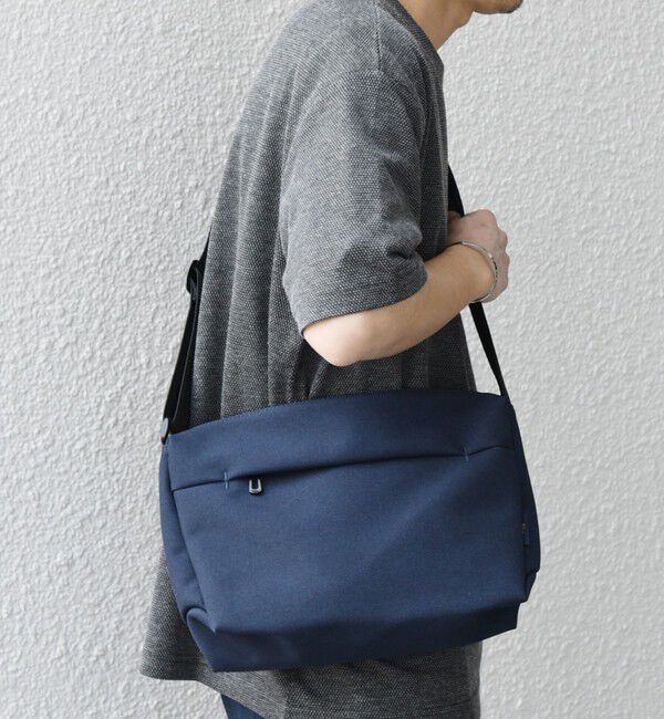 SHIPS any「Filer:〈撥水加工〉トロピカル ショルダーバック NO6 ◇」|ショルダー・メッセンジャー|ネイビー