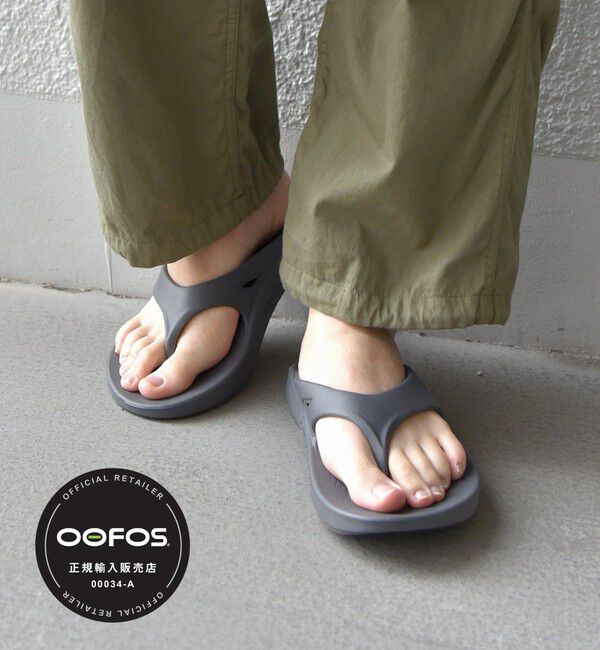SHIPS any「OOFOS: OOriginal/ウーオリジナル トング リカバリー サンダル 25SS◇」|サンダル|