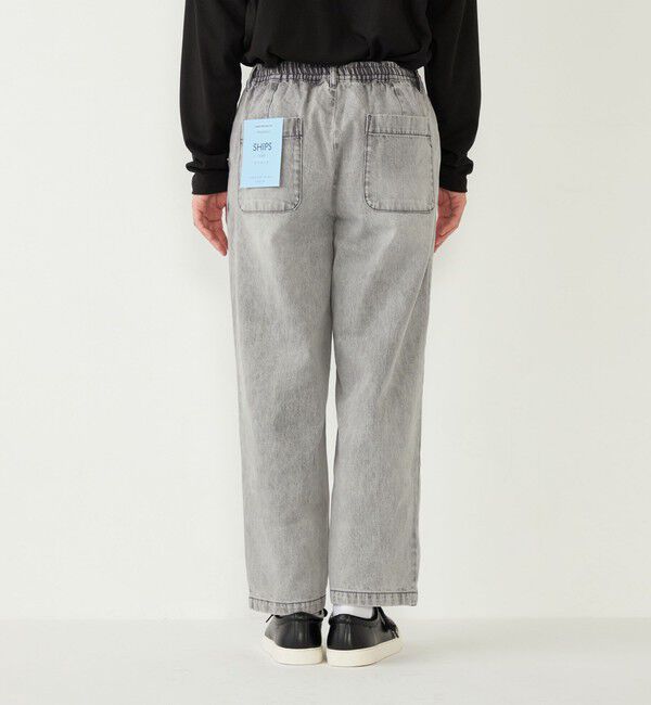 SHIPS Colors 「SHIPS Colors: テーパード ワイド トラウザー デニム◇」|デニム|