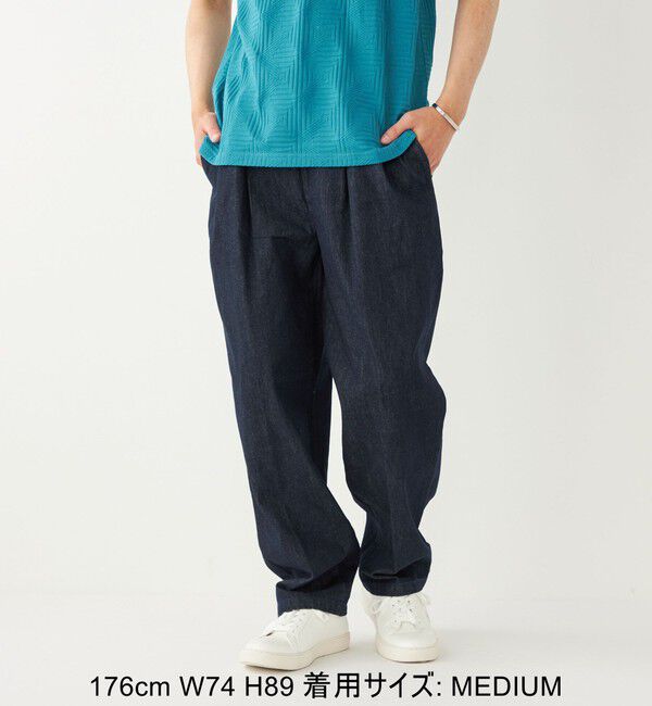 SHIPS Colors 「SHIPS Colors: テーパード ワイド トラウザー デニム◇」|デニム|