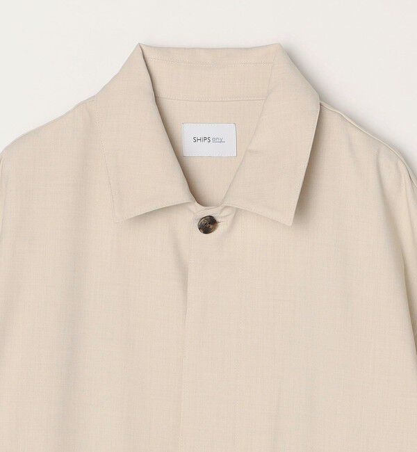 SHIPS any「SHIPS any: 〈手洗い可能〉 ショート ブルゾン 24FW◇」|ブルゾン・スタジャン|