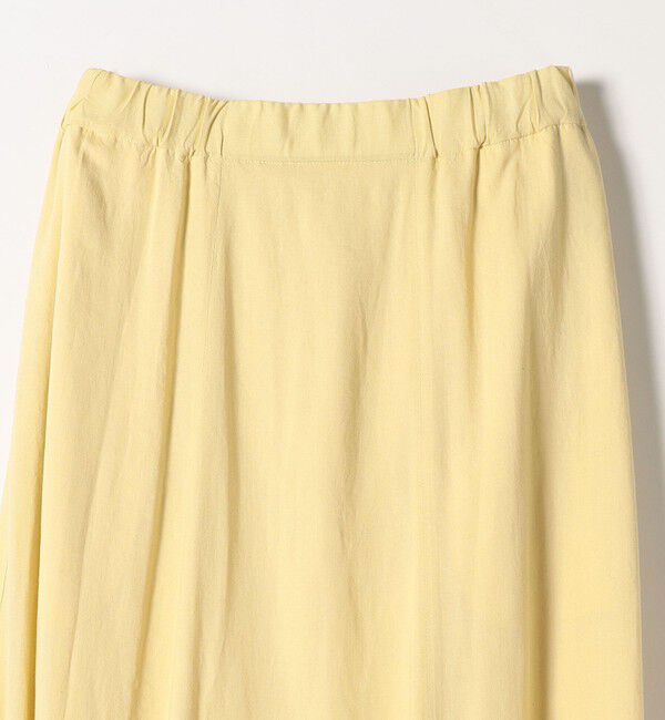 SHIPS any「SHIPS any:〈洗濯機可能〉リネン ミックス パネル ギャザー スカート」|スカート|