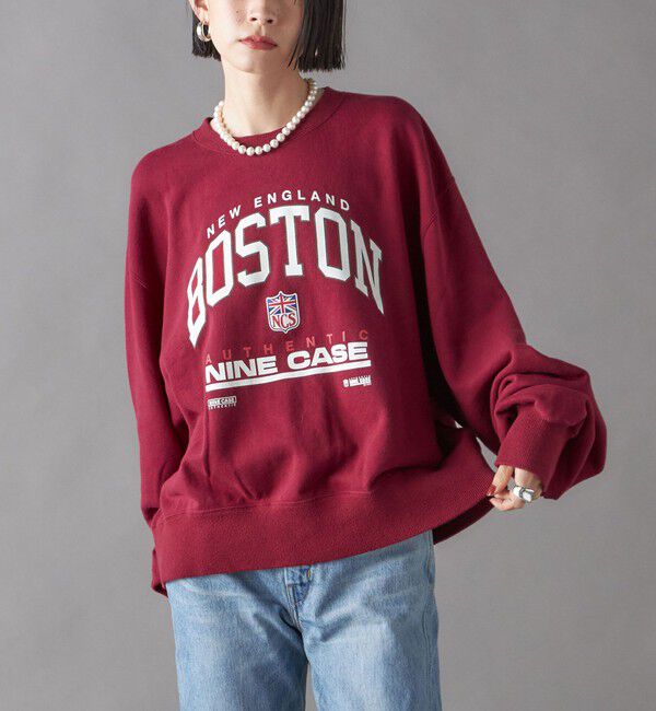 SHIPS for women「SHIPS NINE CASE:ボストン スウェット」|スウェット・ジャージ|ワイン