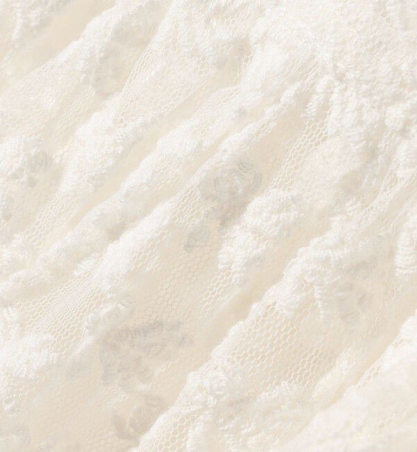 SHIPS for women「〈手洗い可能〉フラワー チュール 刺繍 チュニック ワンピース」|チュニック|