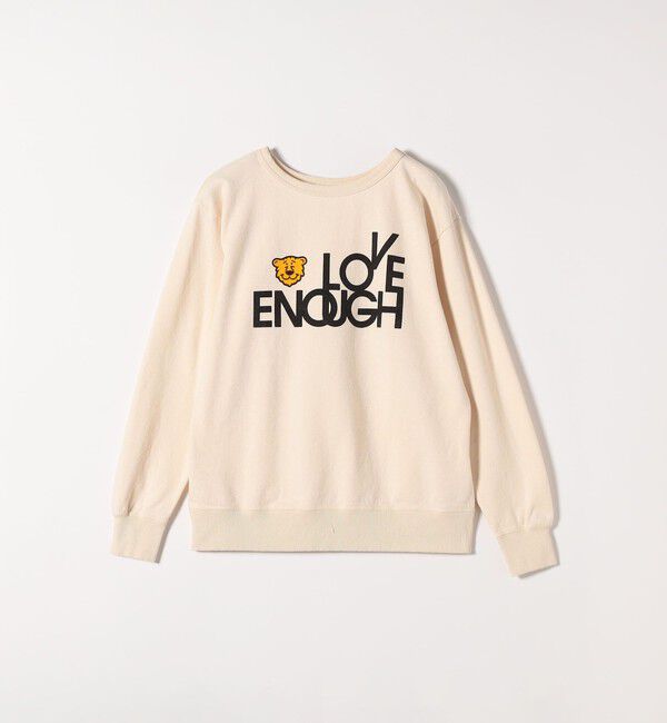 SHIPS any「Mixta:〈洗濯機可能〉ラグラン ロゴ クルーネック プルオーバー」|スウェット・ジャージ|ナチュラル