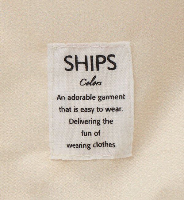 SHIPS Colors 「《予約》SHIPS Colors:〈洗濯機可能〉リボン ギャザー キルティング レッスン バッグ◆」|トートバッグ|